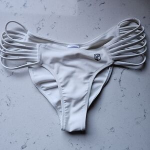 Born Primitive White Strappy Bikini Bottom
